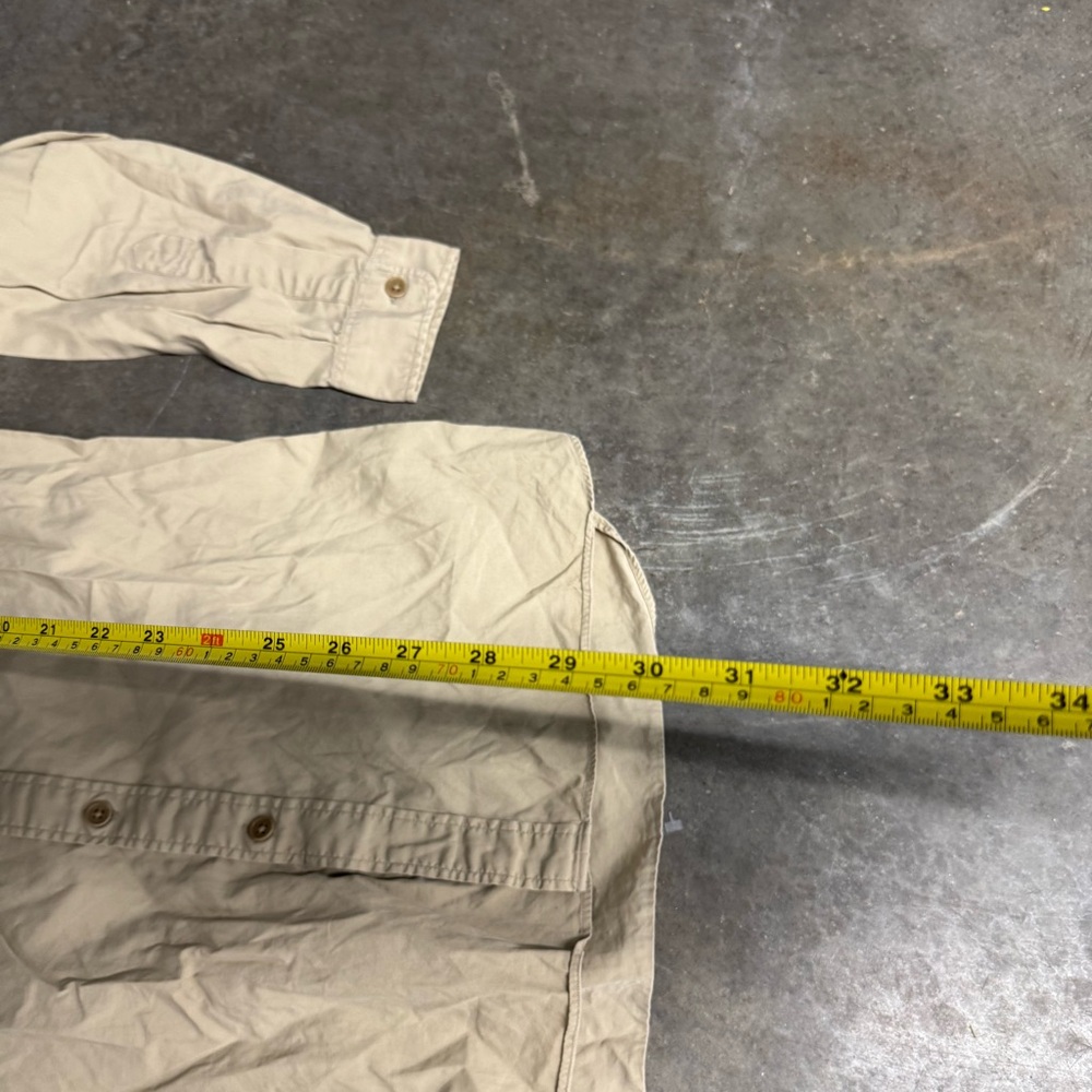 Beige Button-Up Shirt double RRL medium - Picture 3 of 4
